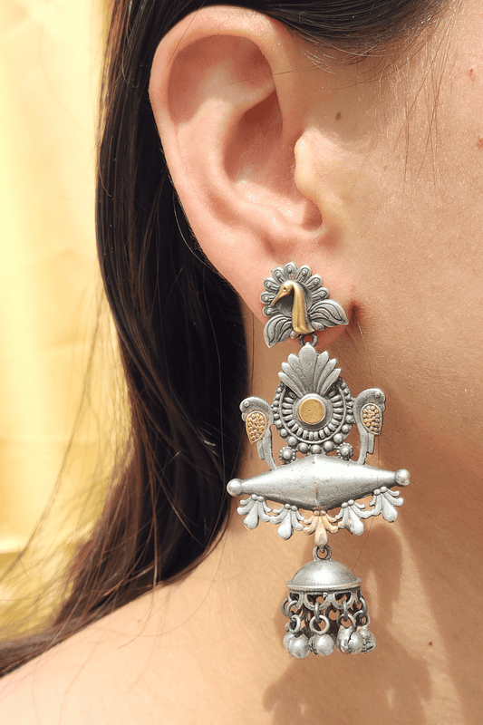 Bird Motif Jhumka