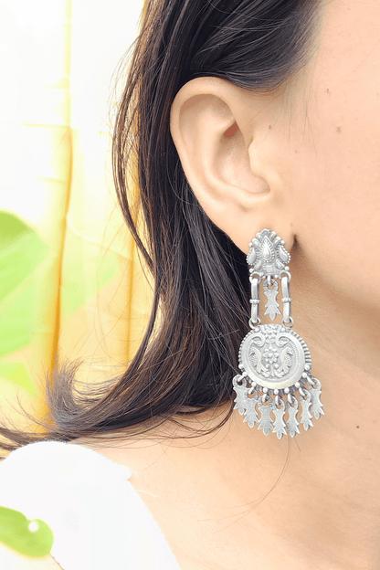 Silver Polish Chitai Earrings