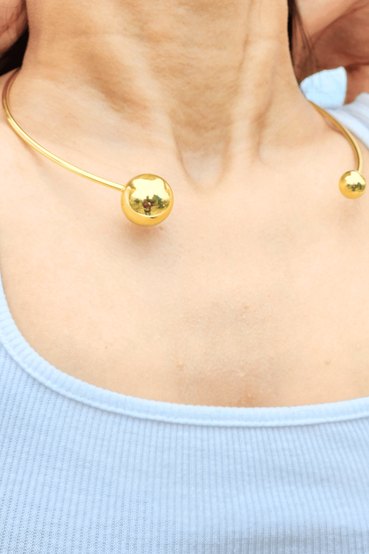 Collar Bone Gold Hasli