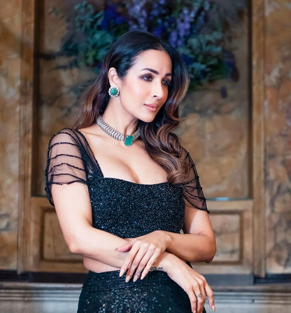 Malaika Arora Inspired Zircon Choker & Earrings